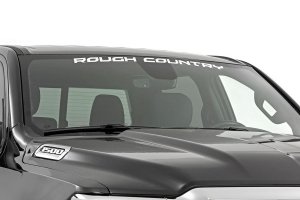 Decal - Rough Country - 2 Inch x 27 Inch - White Decal - Rough Country - 2 Inch x 27 Inch - White